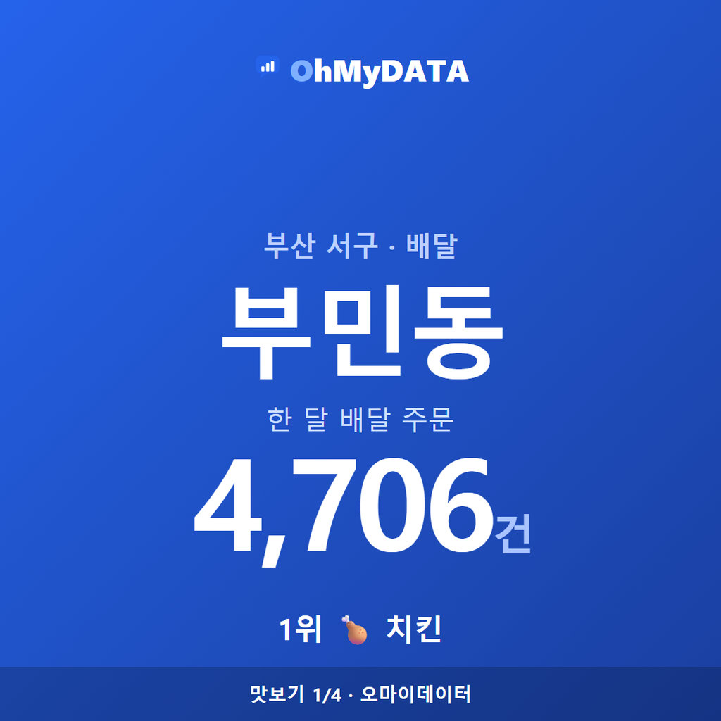 부민동 맛보기 1/4