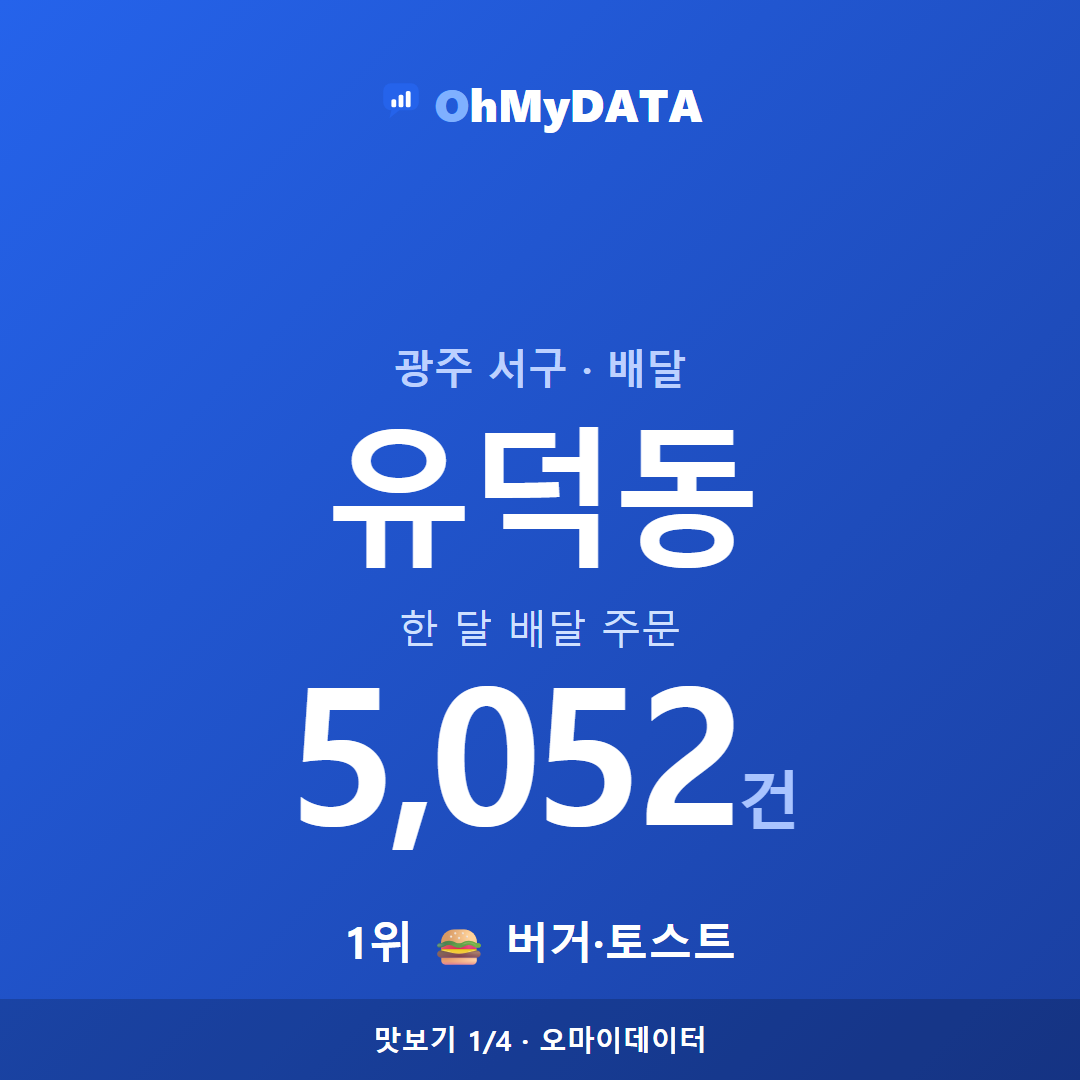 유덕동 맛보기 1/4