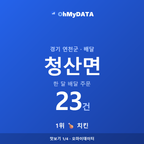청산면 맛보기 1/4