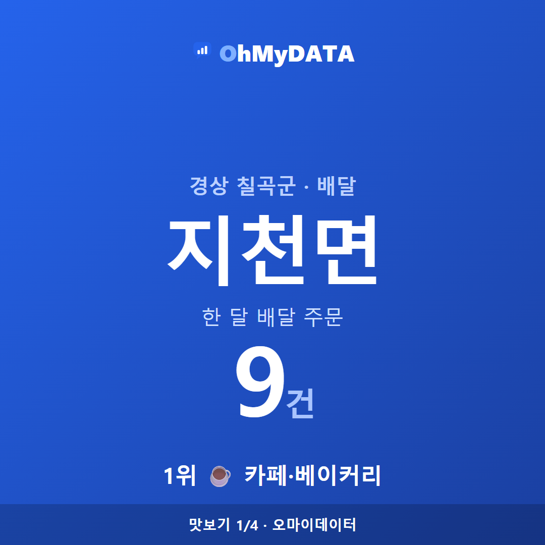지천면 맛보기 1/4
