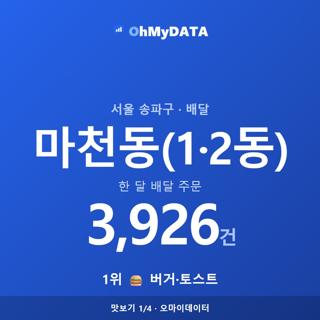 마천동(1·2동) 맛보기 1/4