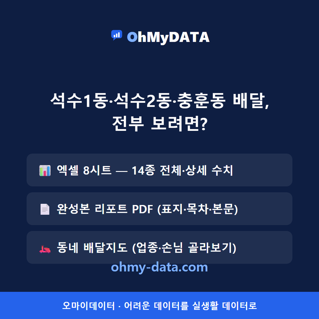 석수1동·석수2동·충훈동 맛보기 4/4