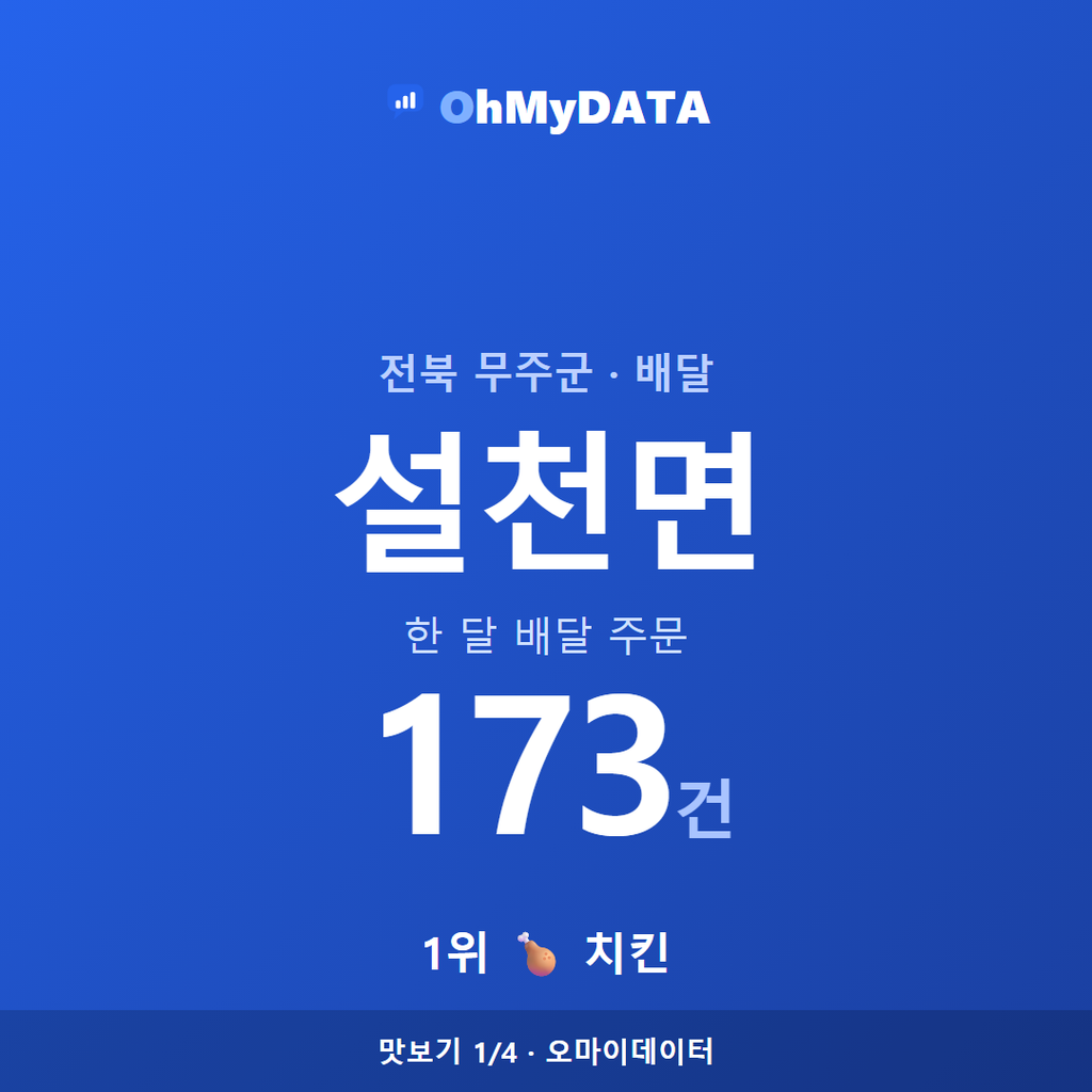설천면 맛보기 1/4