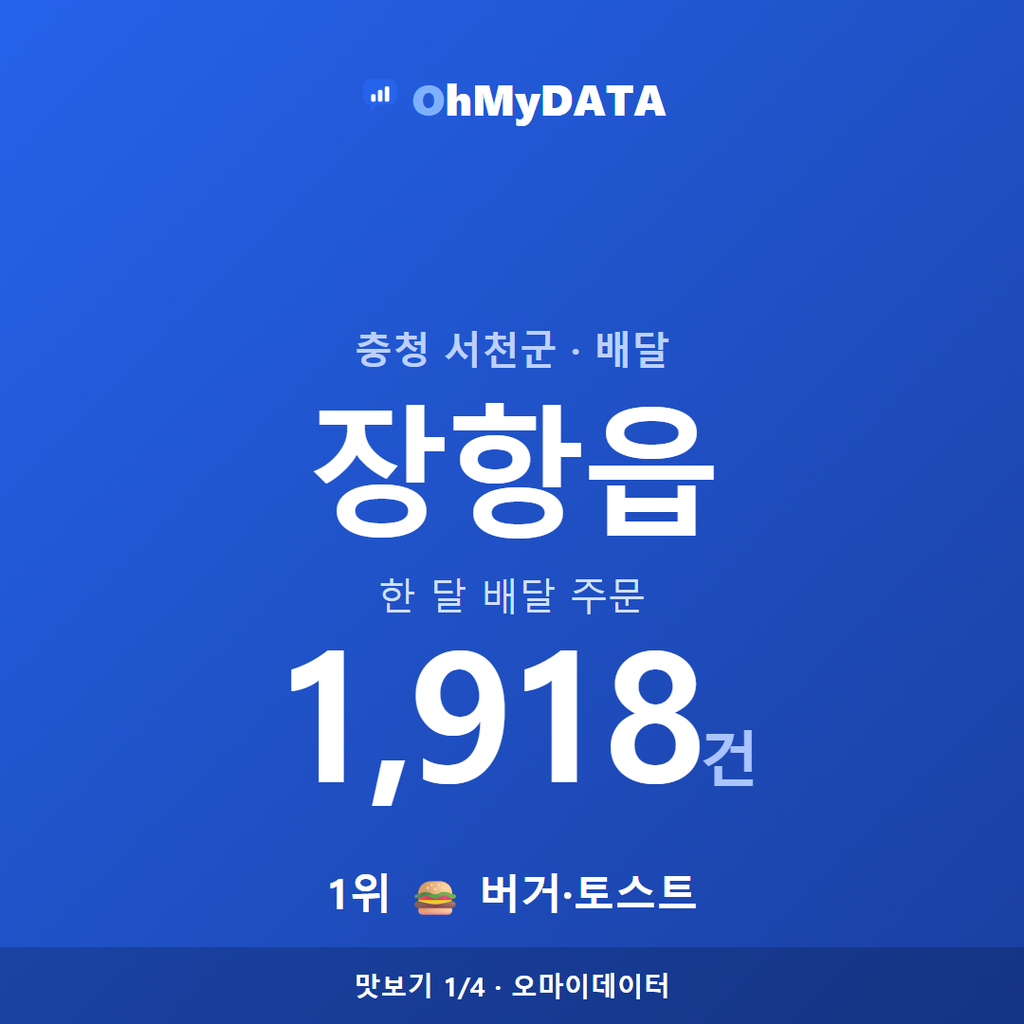 장항읍 맛보기 1/4