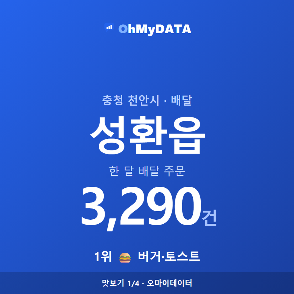 성환읍 맛보기 1/4