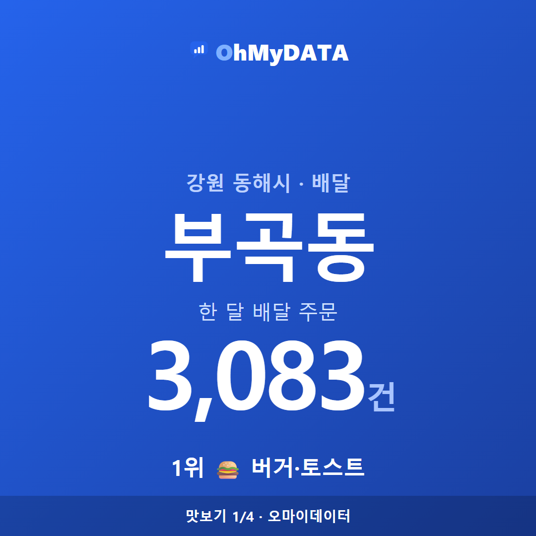 부곡동 맛보기 1/4