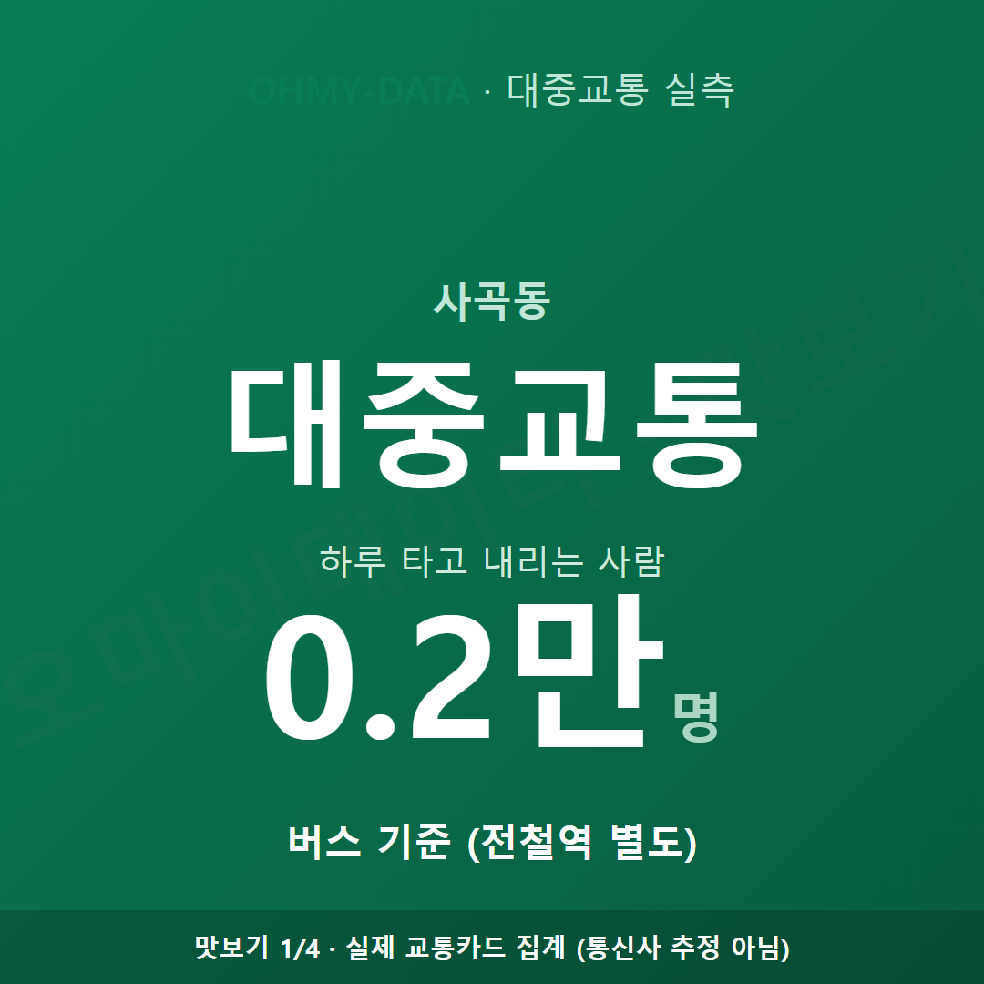 사곡동 맛보기