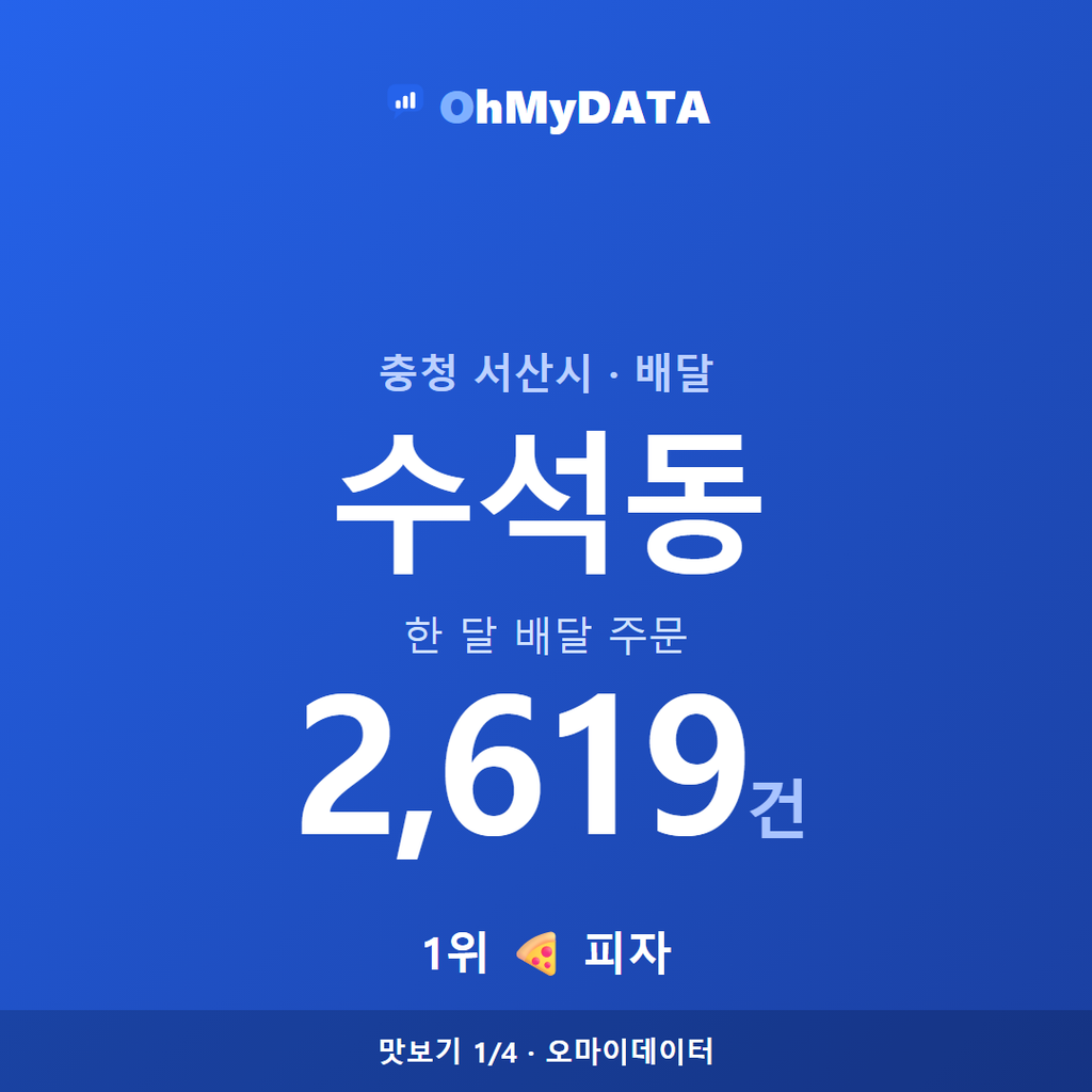 수석동 맛보기 1/4