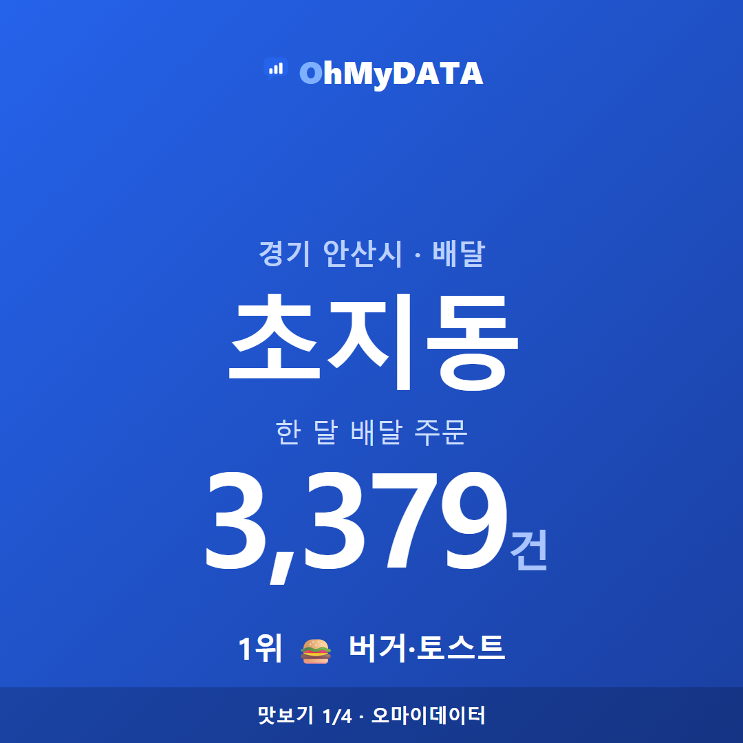초지동 맛보기 1/4