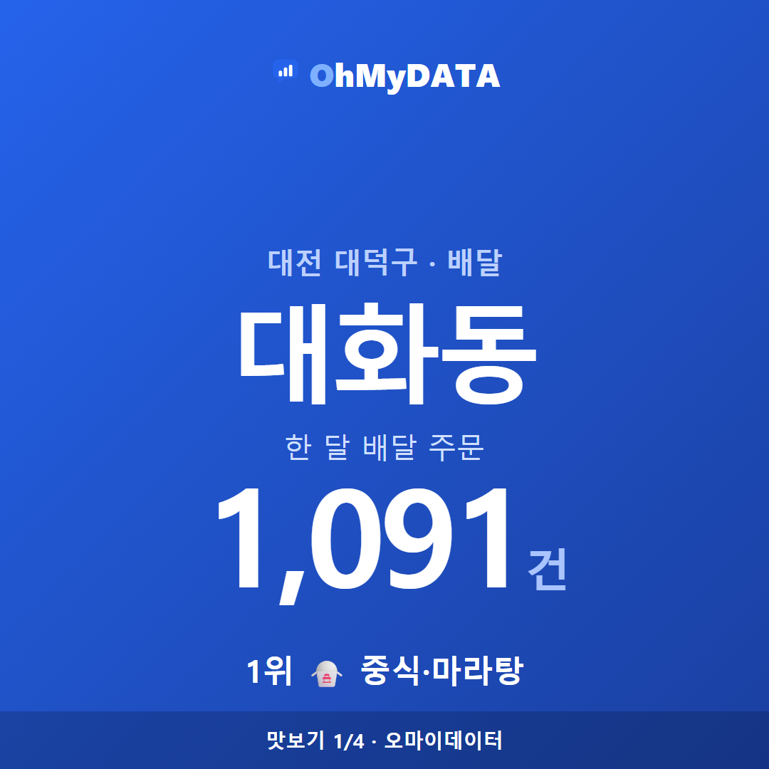 대화동 맛보기 1/4