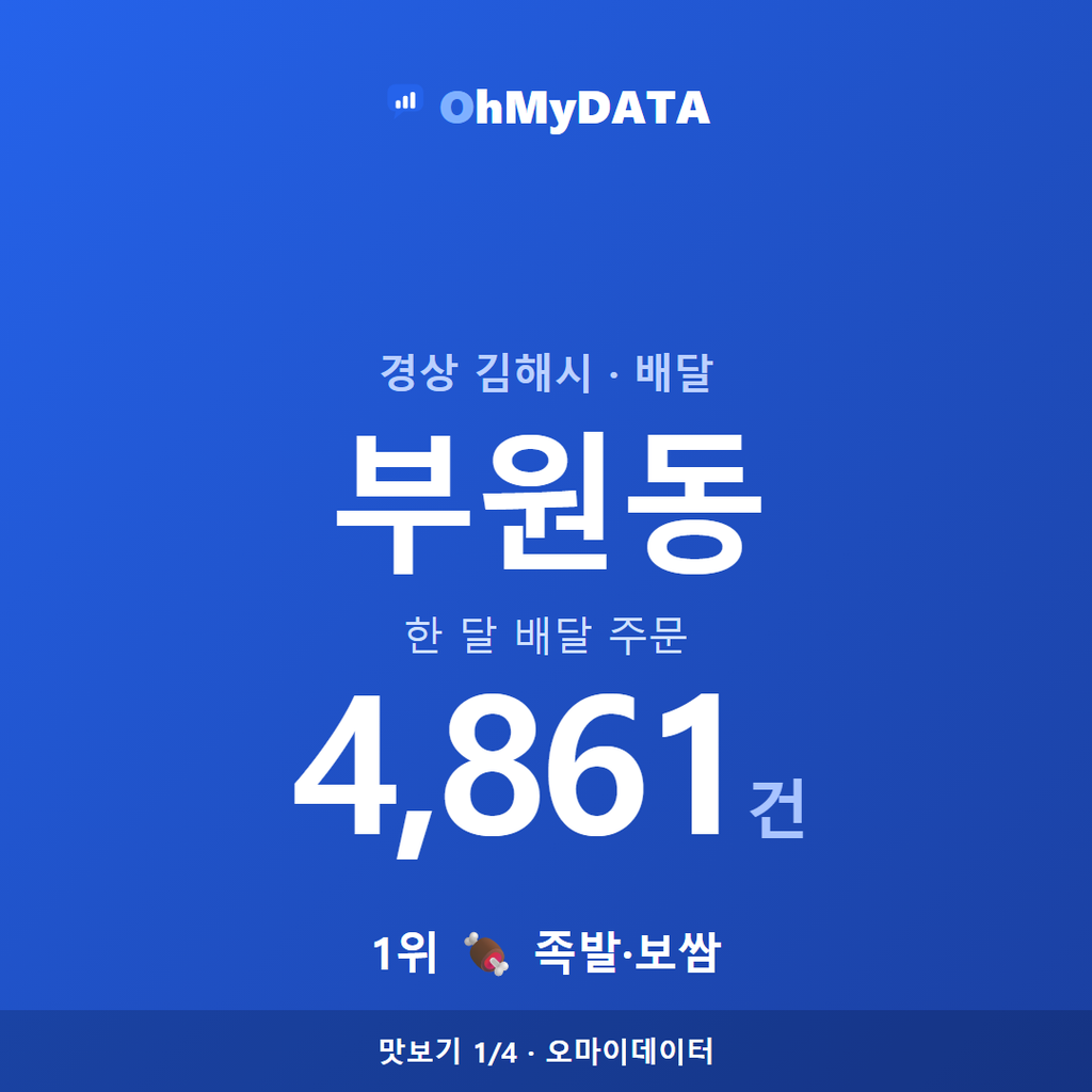 부원동 맛보기 1/4