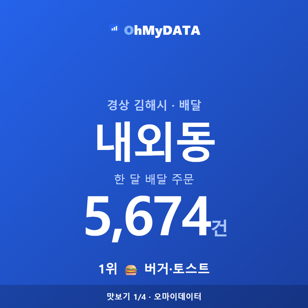 내외동 맛보기 1/4