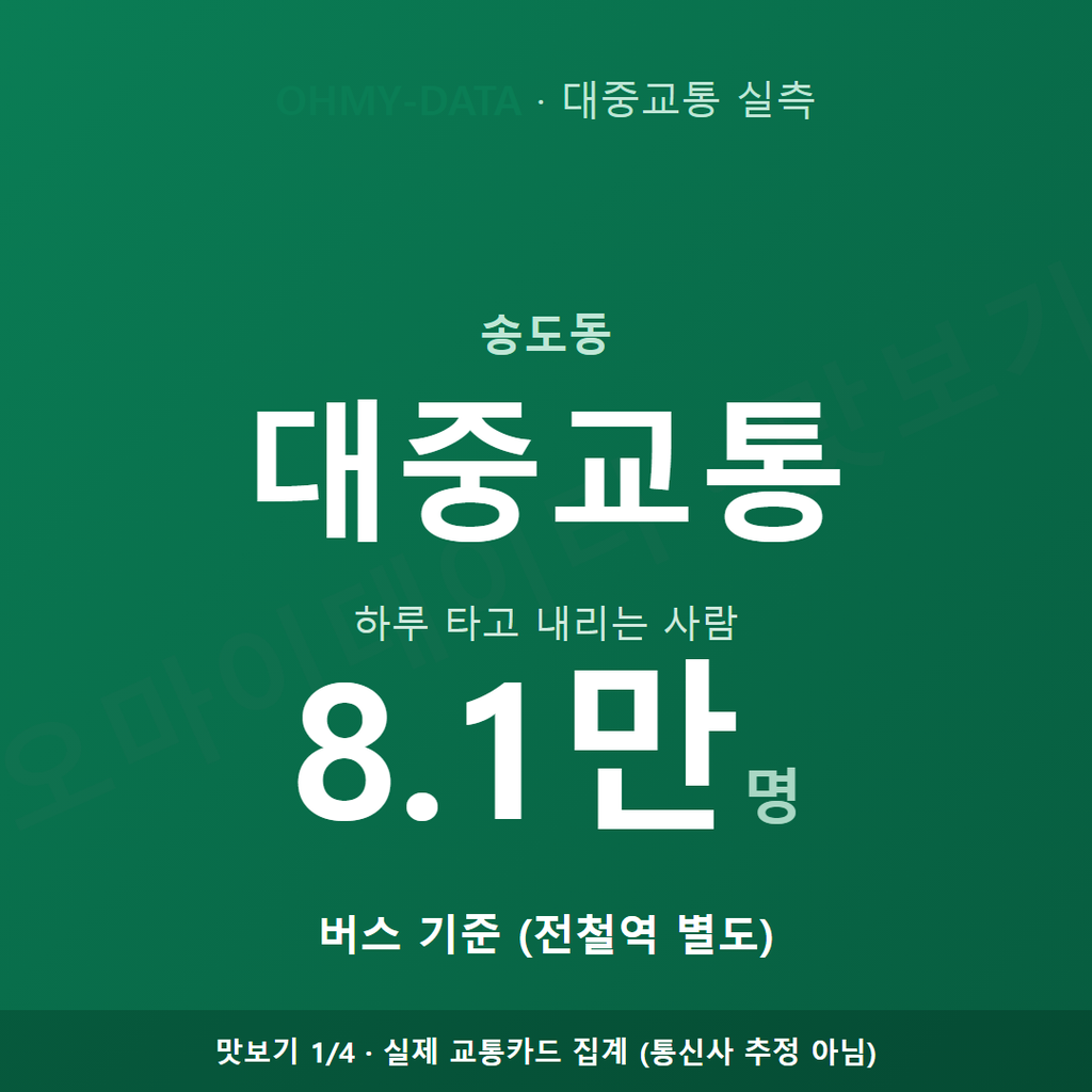 송도동 맛보기