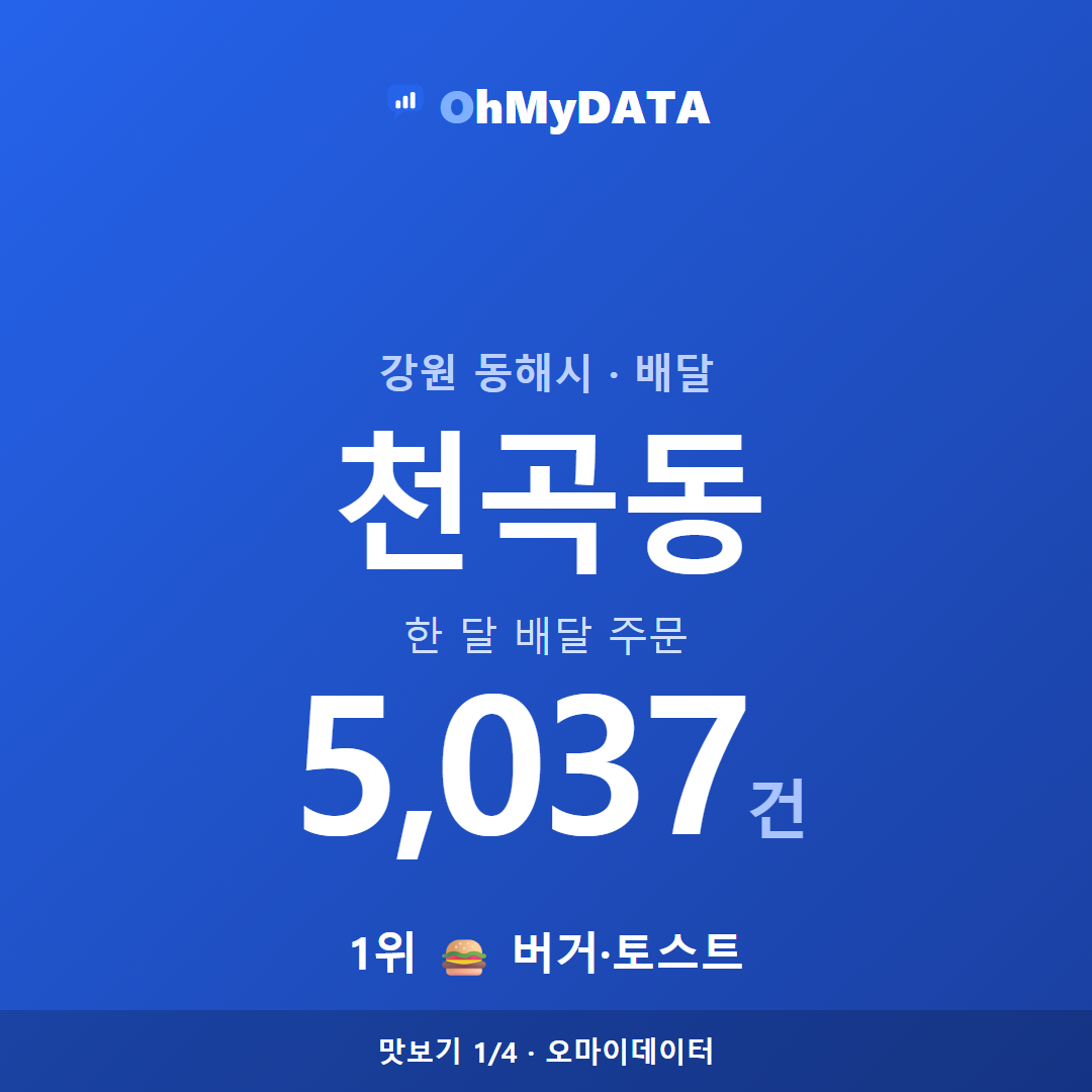 천곡동 맛보기 1/4