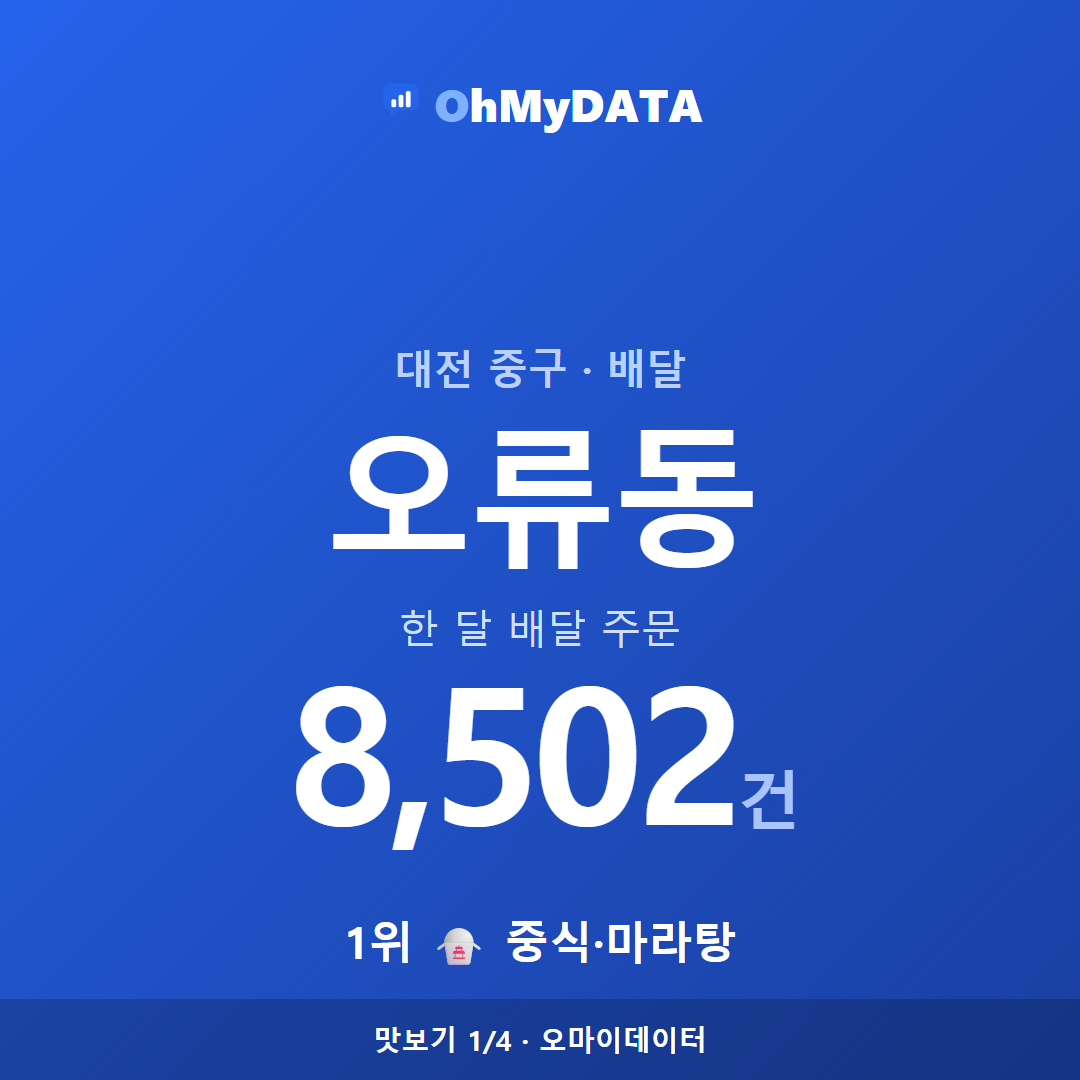오류동 맛보기 1/4