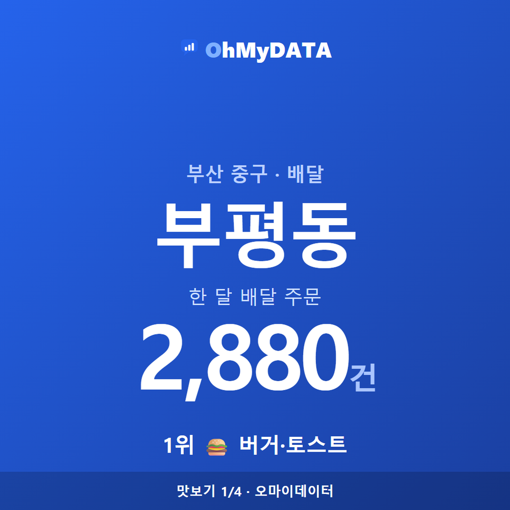 부평동 맛보기 1/4