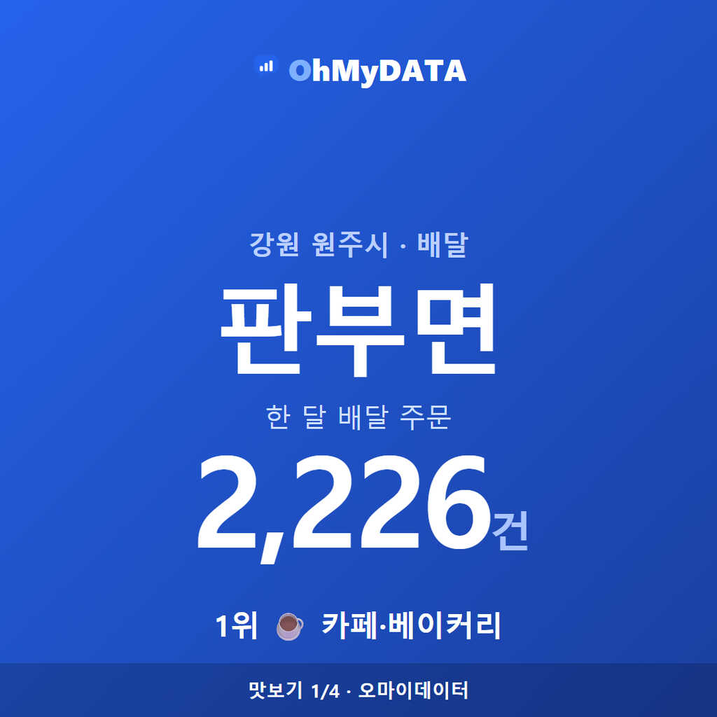 판부면 맛보기 1/4