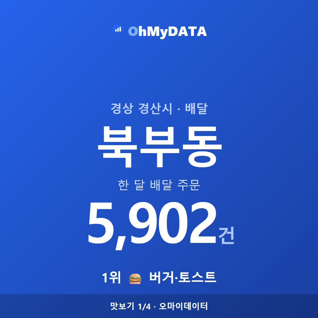북부동 맛보기 1/4