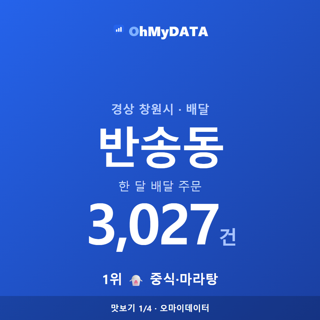 반송동 맛보기 1/4