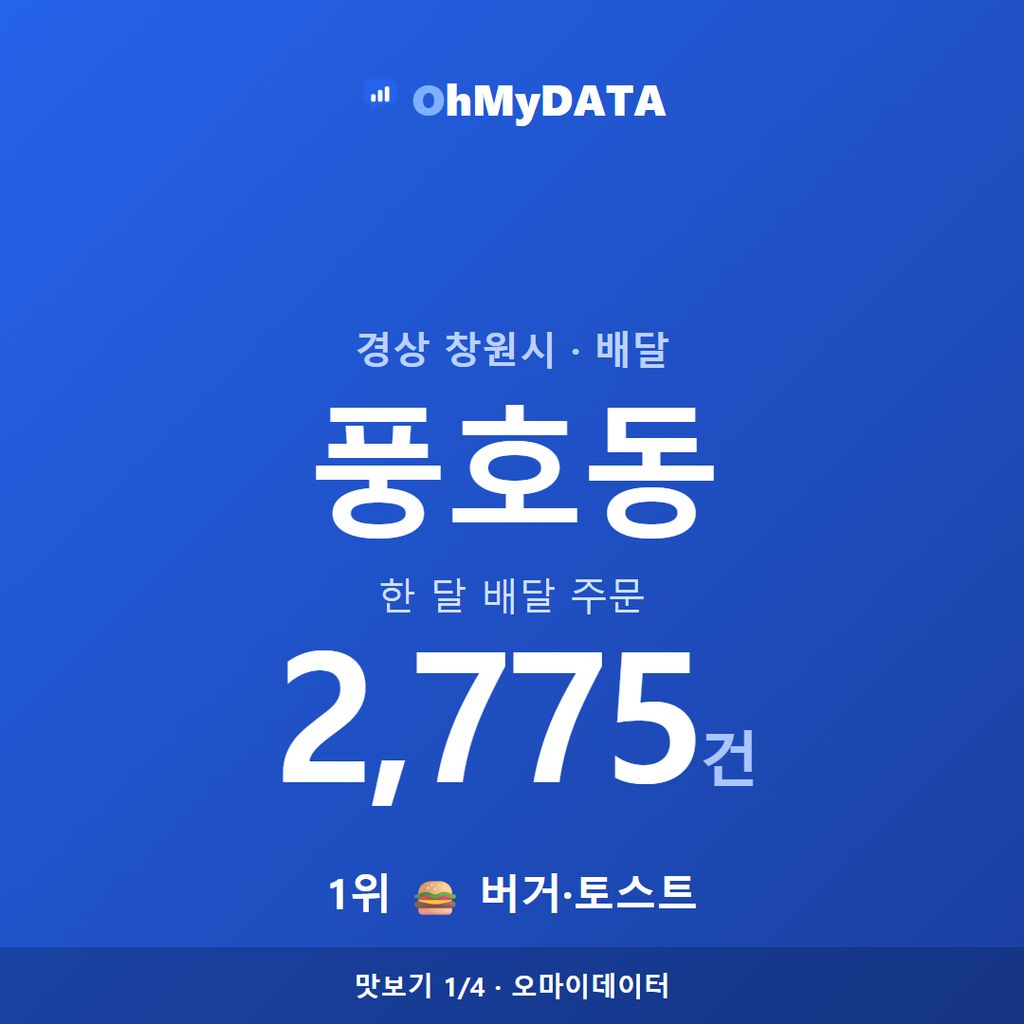 풍호동 맛보기 1/4