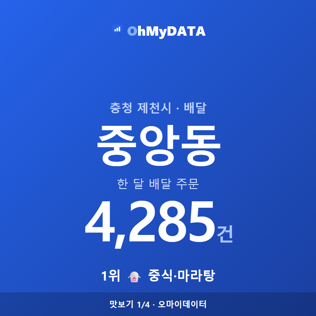 중앙동 맛보기 1/4