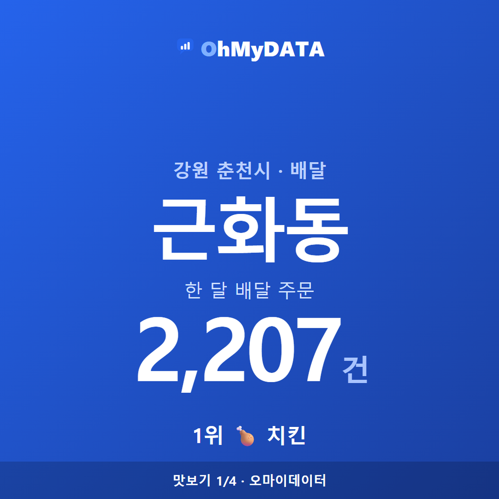 근화동 맛보기 1/4
