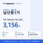 남산동1가 대중교통 입지팩 표지