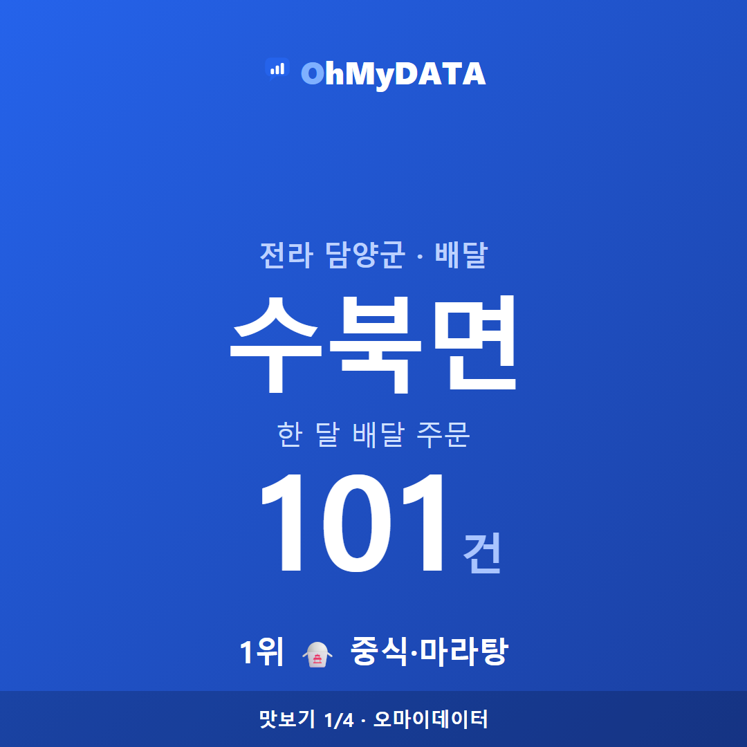 수북면 맛보기 1/4
