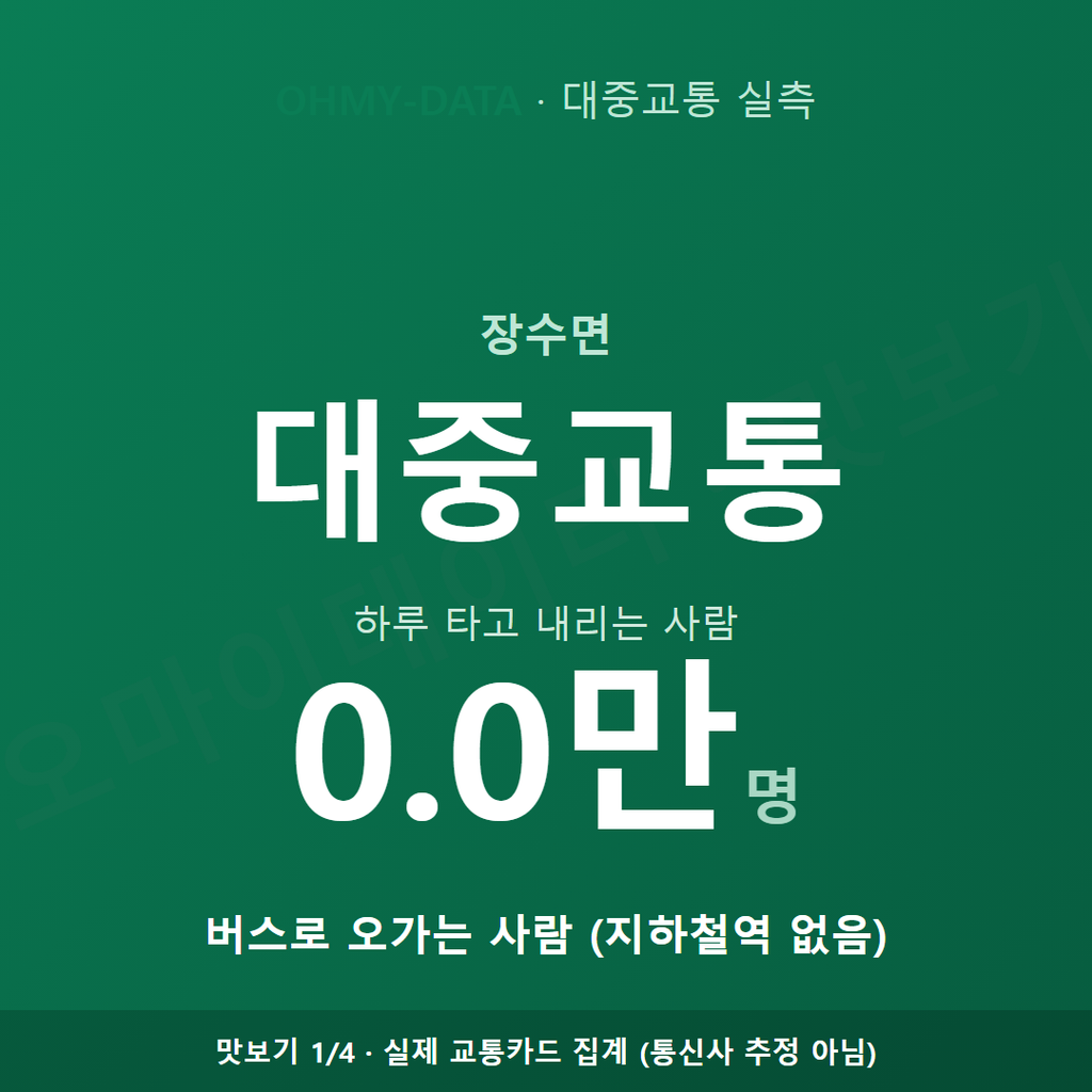 장수면 맛보기