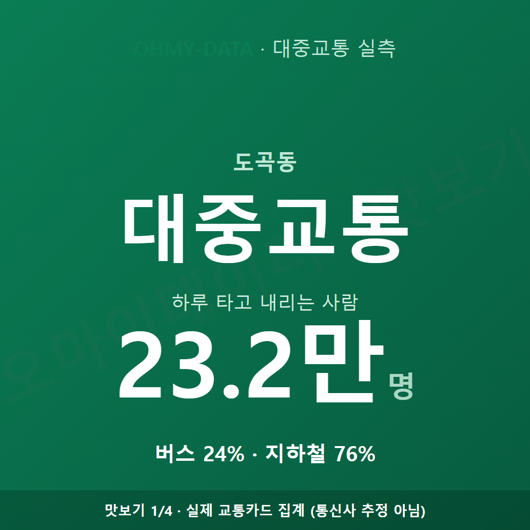 도곡동 맛보기