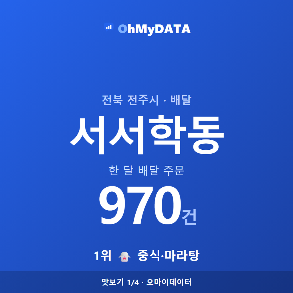 서서학동 맛보기 1/4