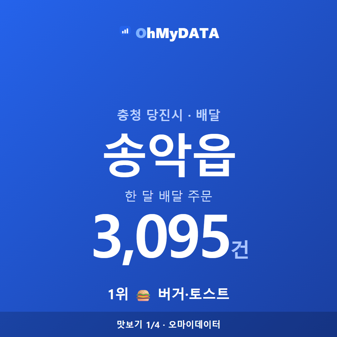 송악읍 맛보기 1/4
