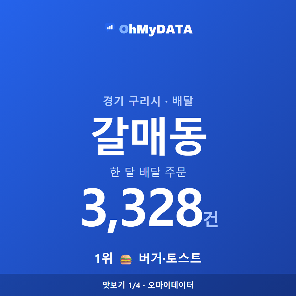 갈매동 맛보기 1/4