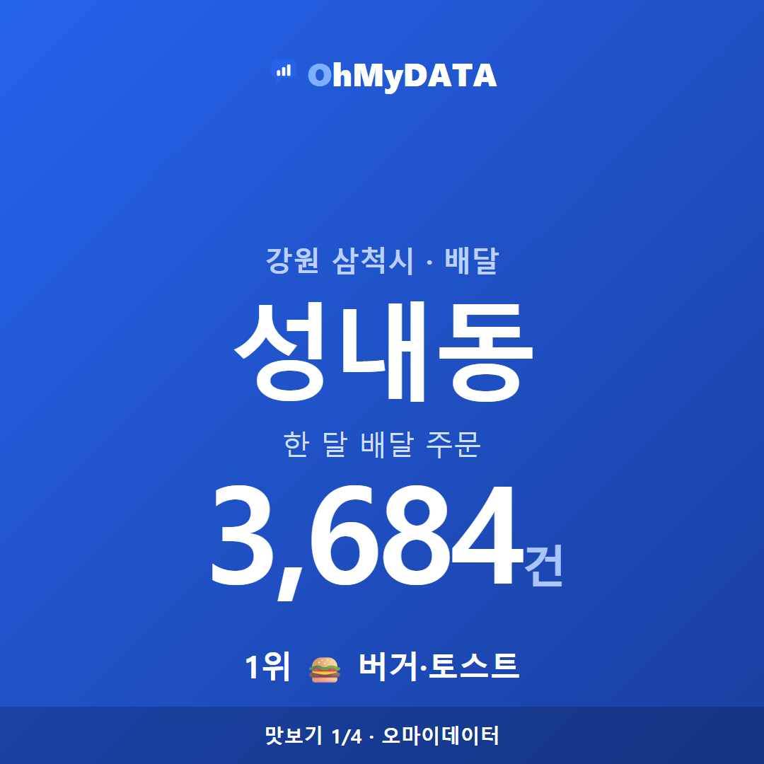 성내동 맛보기 1/4