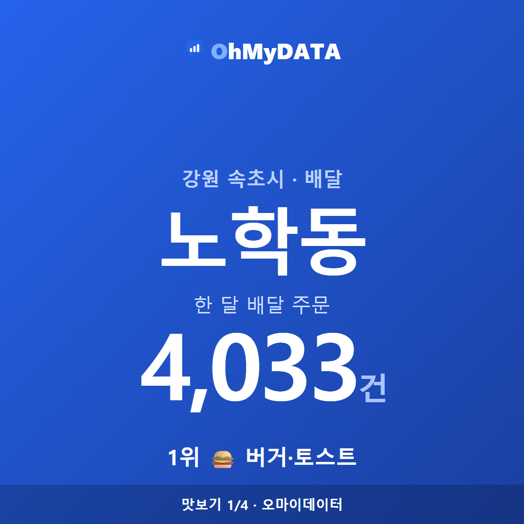 노학동 맛보기 1/4