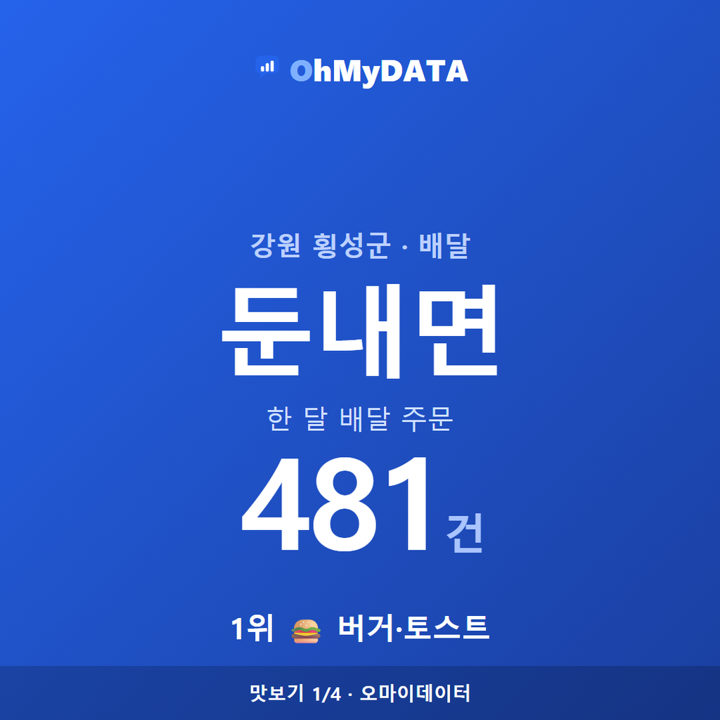 둔내면 맛보기 1/4