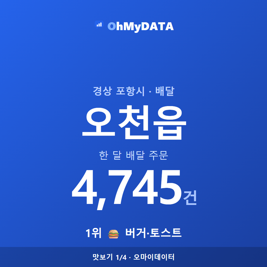 오천읍 맛보기 1/4
