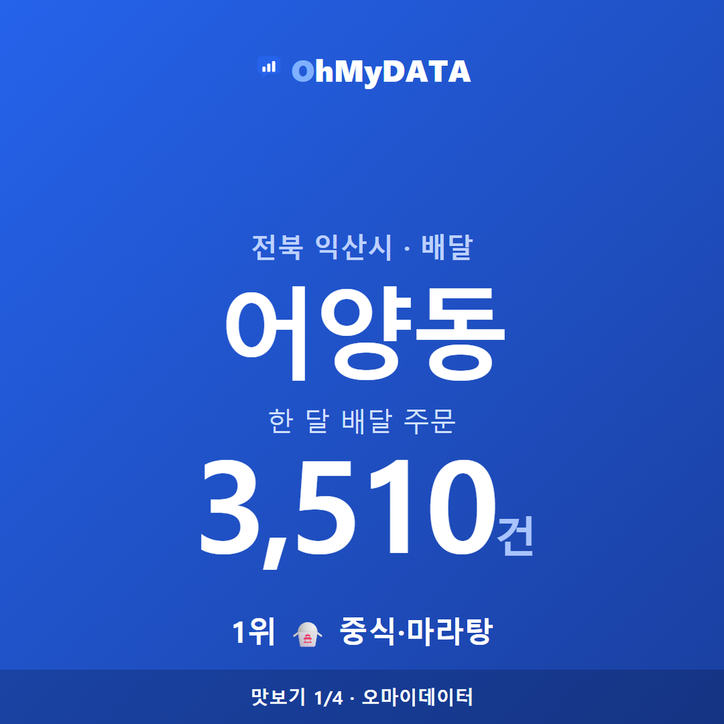 어양동 맛보기 1/4