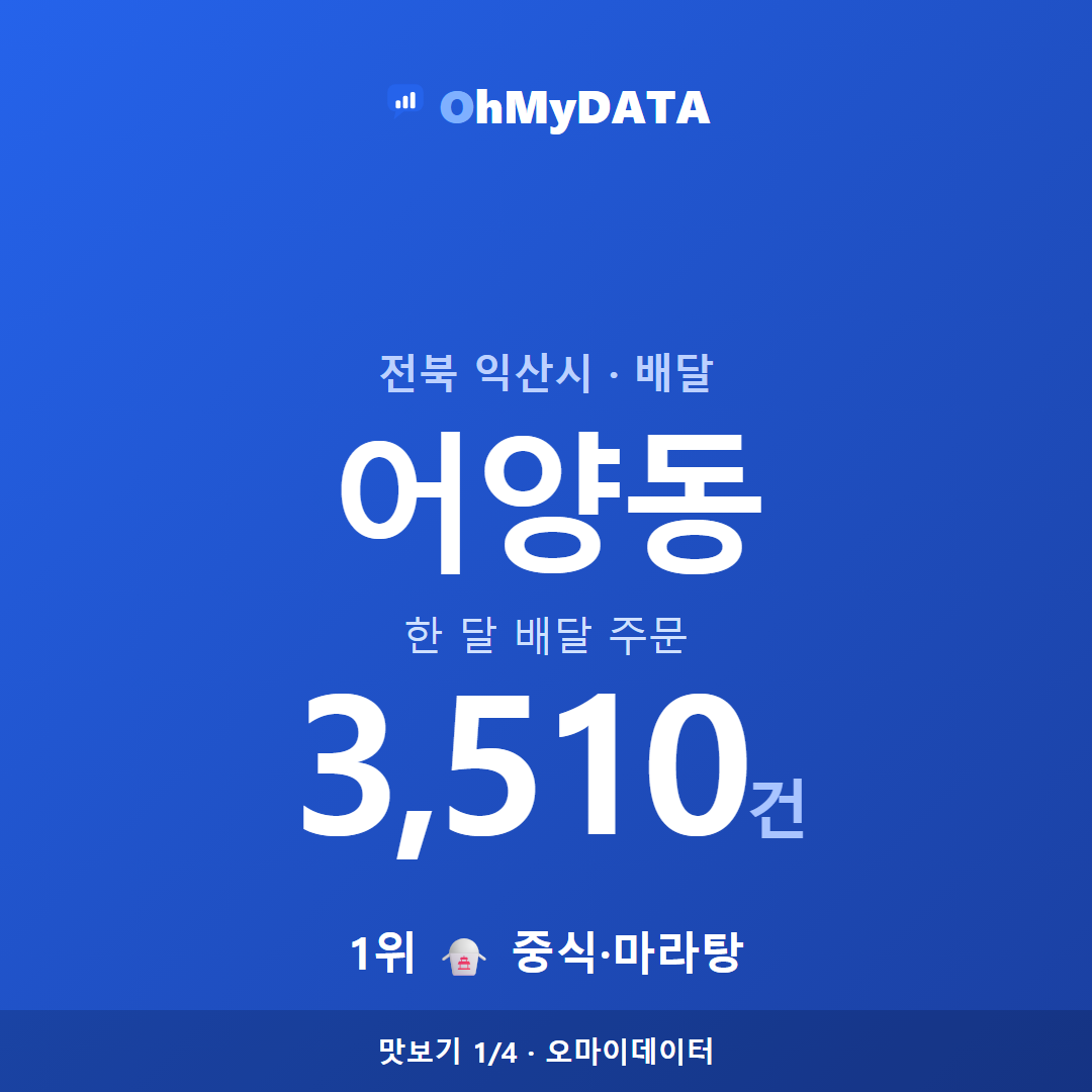 어양동 맛보기 1/4