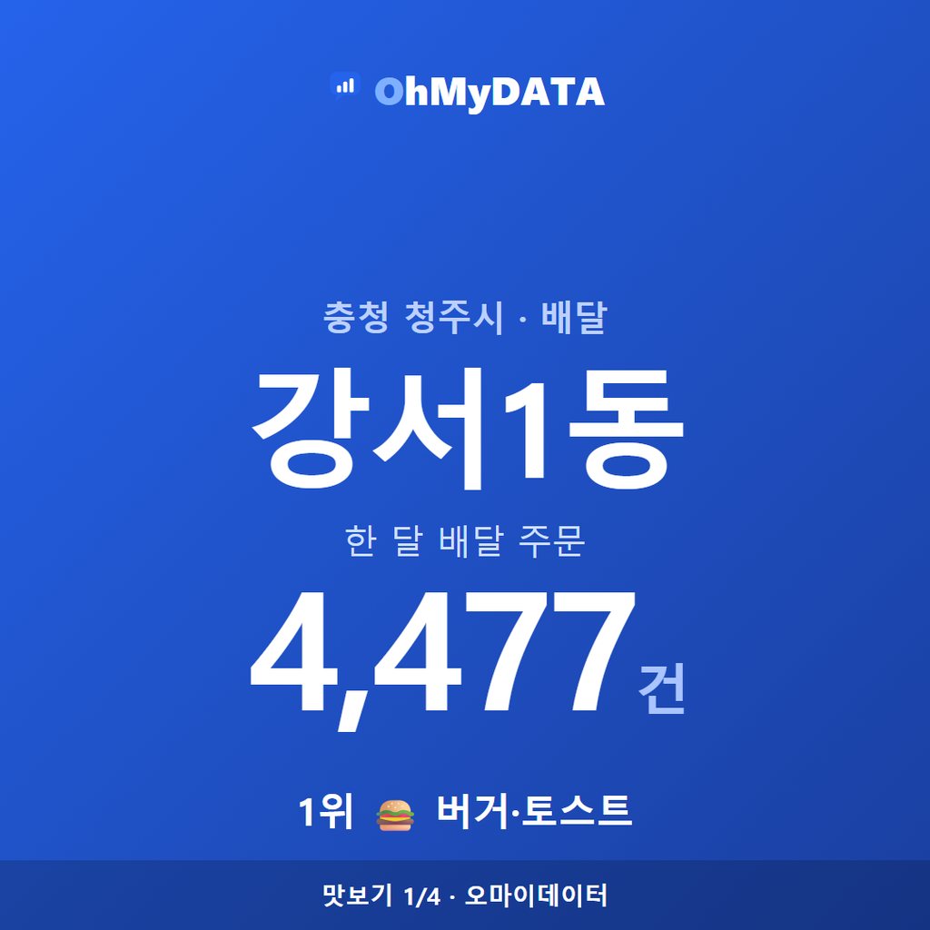 강서1동 맛보기 1/4
