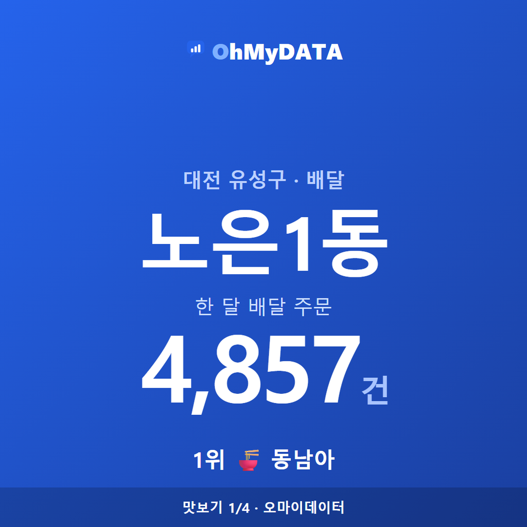 노은1동 맛보기 1/4