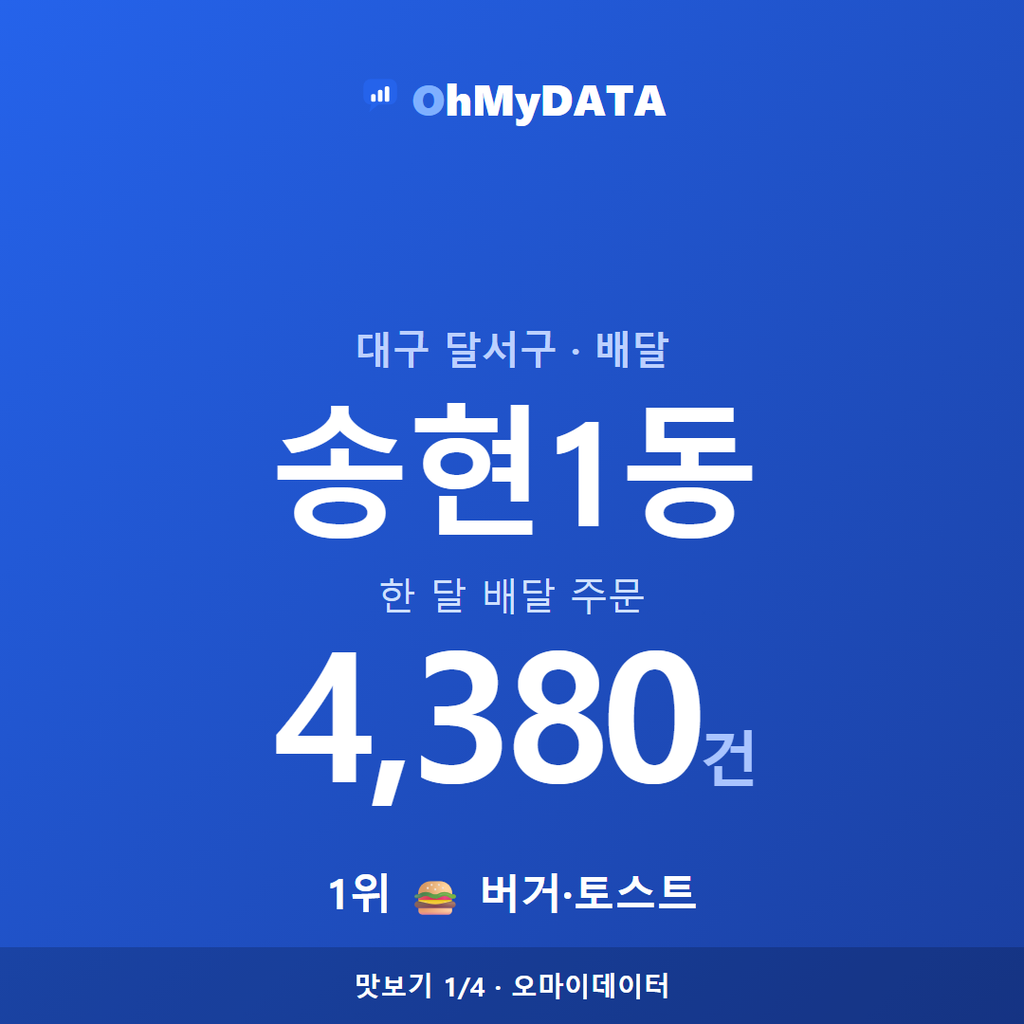 송현1동 맛보기 1/4