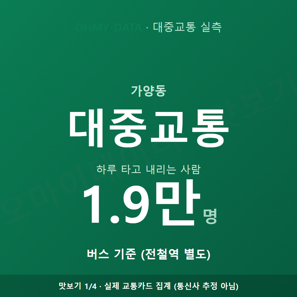 가양동 맛보기