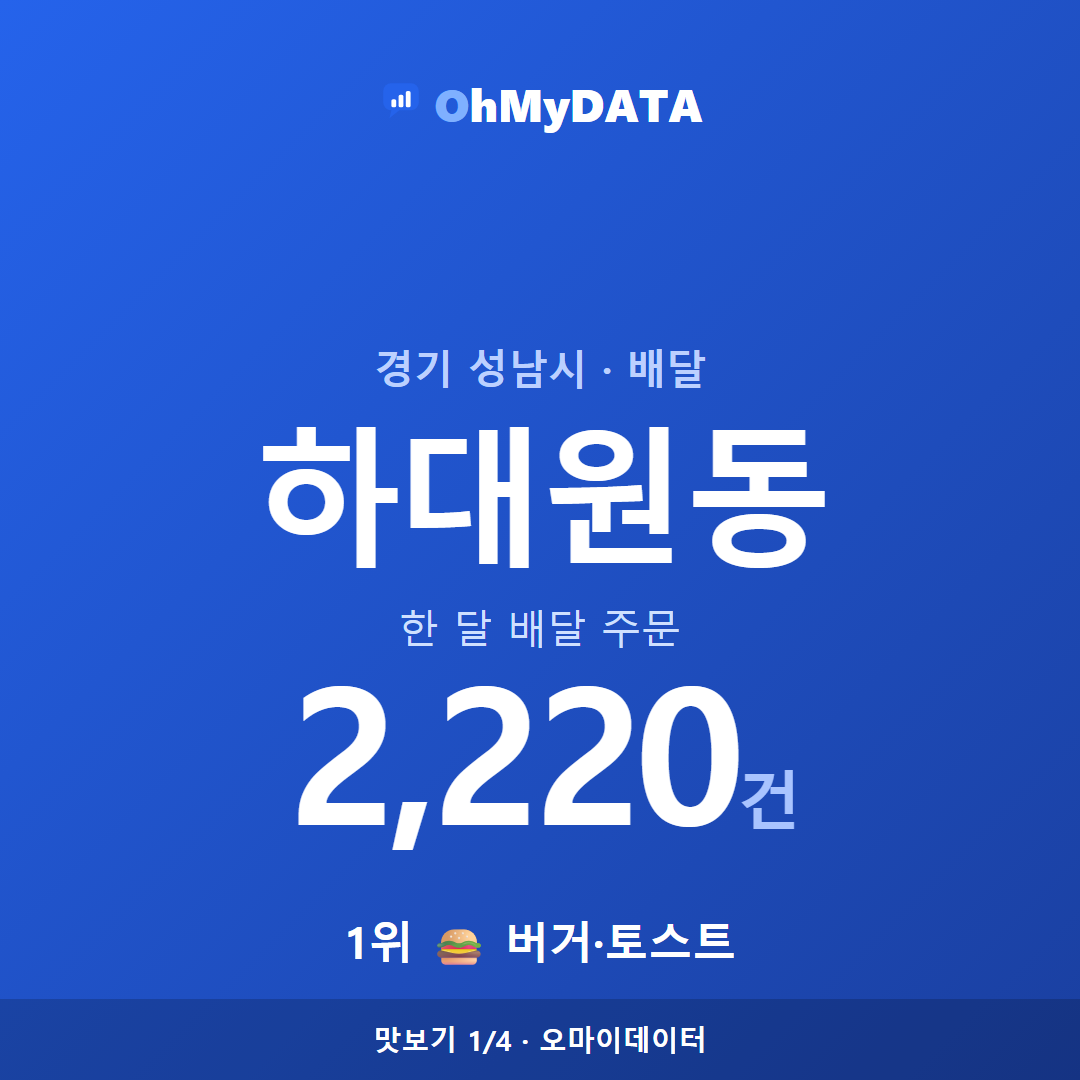하대원동 맛보기 1/4