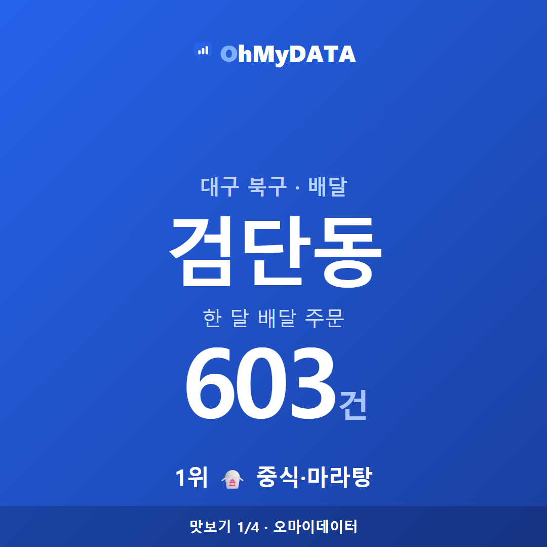 검단동 맛보기 1/4