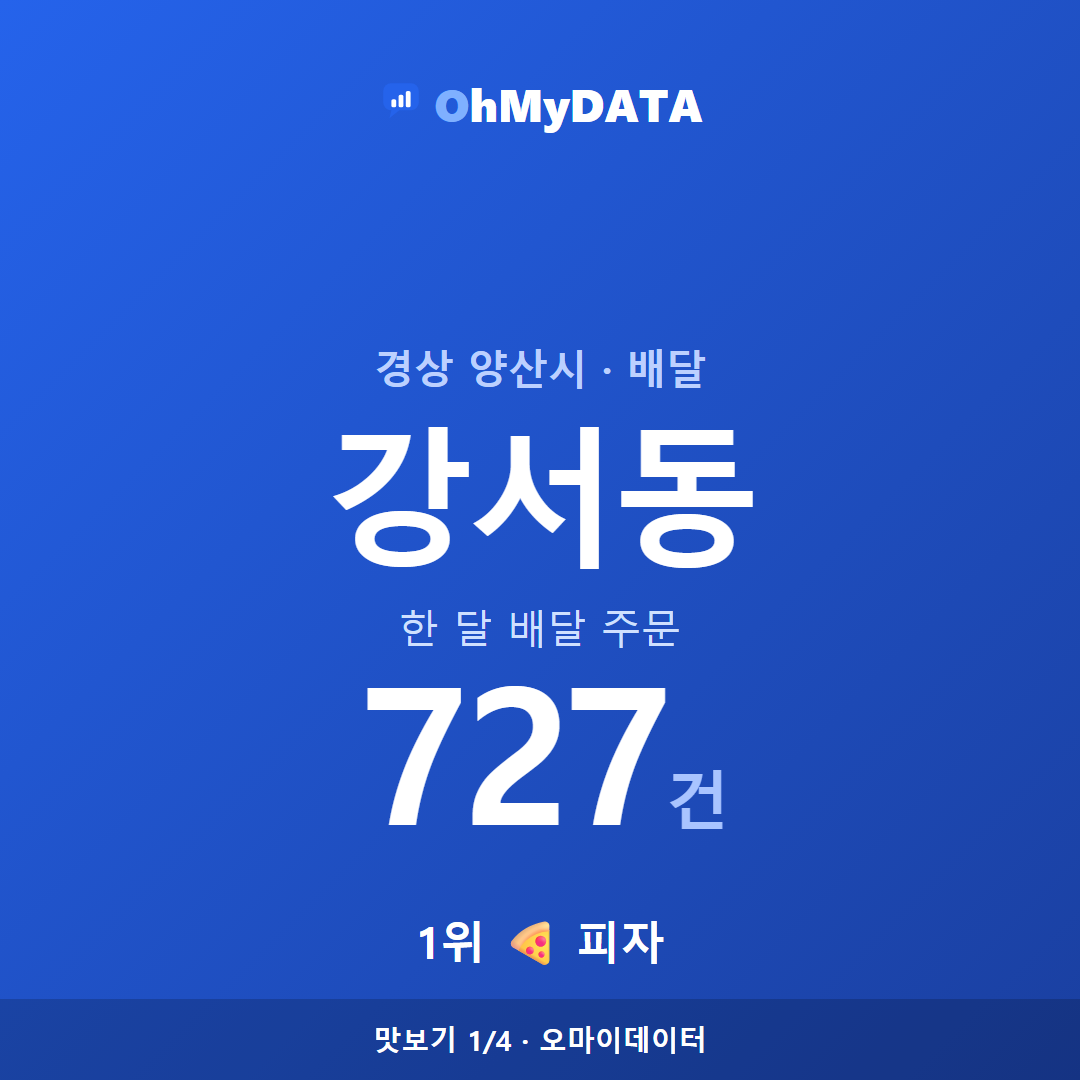 강서동 맛보기 1/4