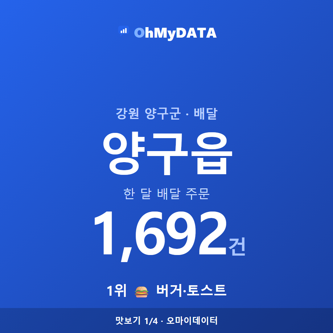 양구읍 맛보기 1/4