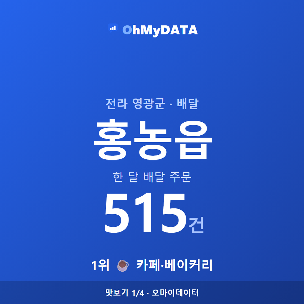 홍농읍 맛보기 1/4