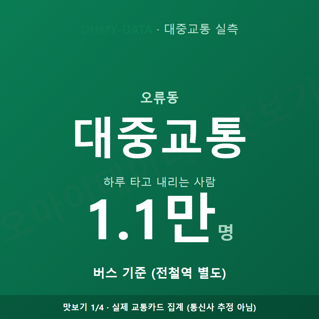 오류동 맛보기