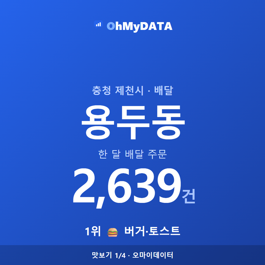 용두동 맛보기 1/4
